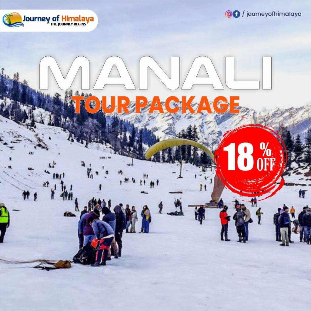 Manali Tour Package - 5N/6D, @5,500/- Person, 25% Off
